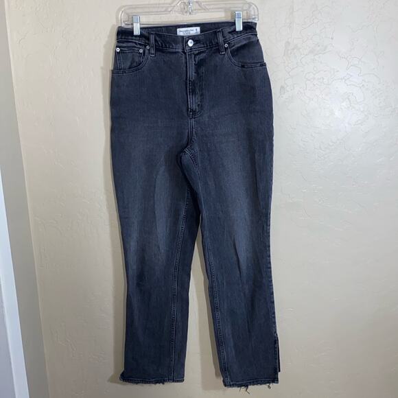 Abercrombie curve love 90s straight ultra high rise jeans - Picture 1 of 8